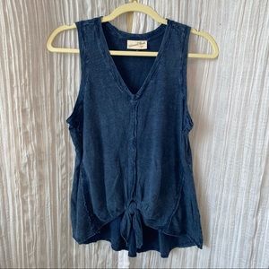 Tie-Front Flowy Tank